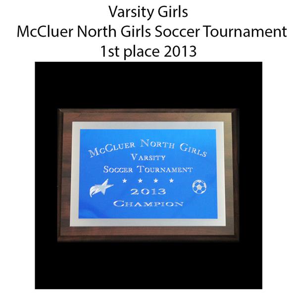 2013 Girls McCluer North Girls Scoccer Tournament 1st 